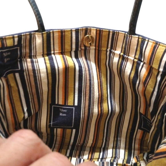 Moo Roo Floral Fabric Tote Bag - Picture 7 of 8